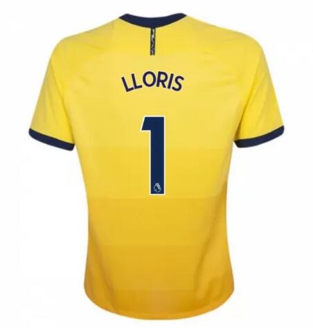 Tottenham Hotspur Football Kit Third Soccer Jersey LLORIS 1 2020/21